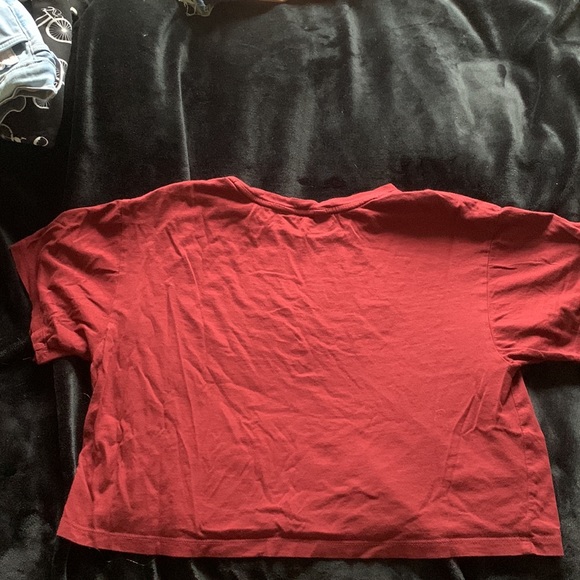 Like new Calvin Klein red crop top woman’s M/M - Picture 2 of 4